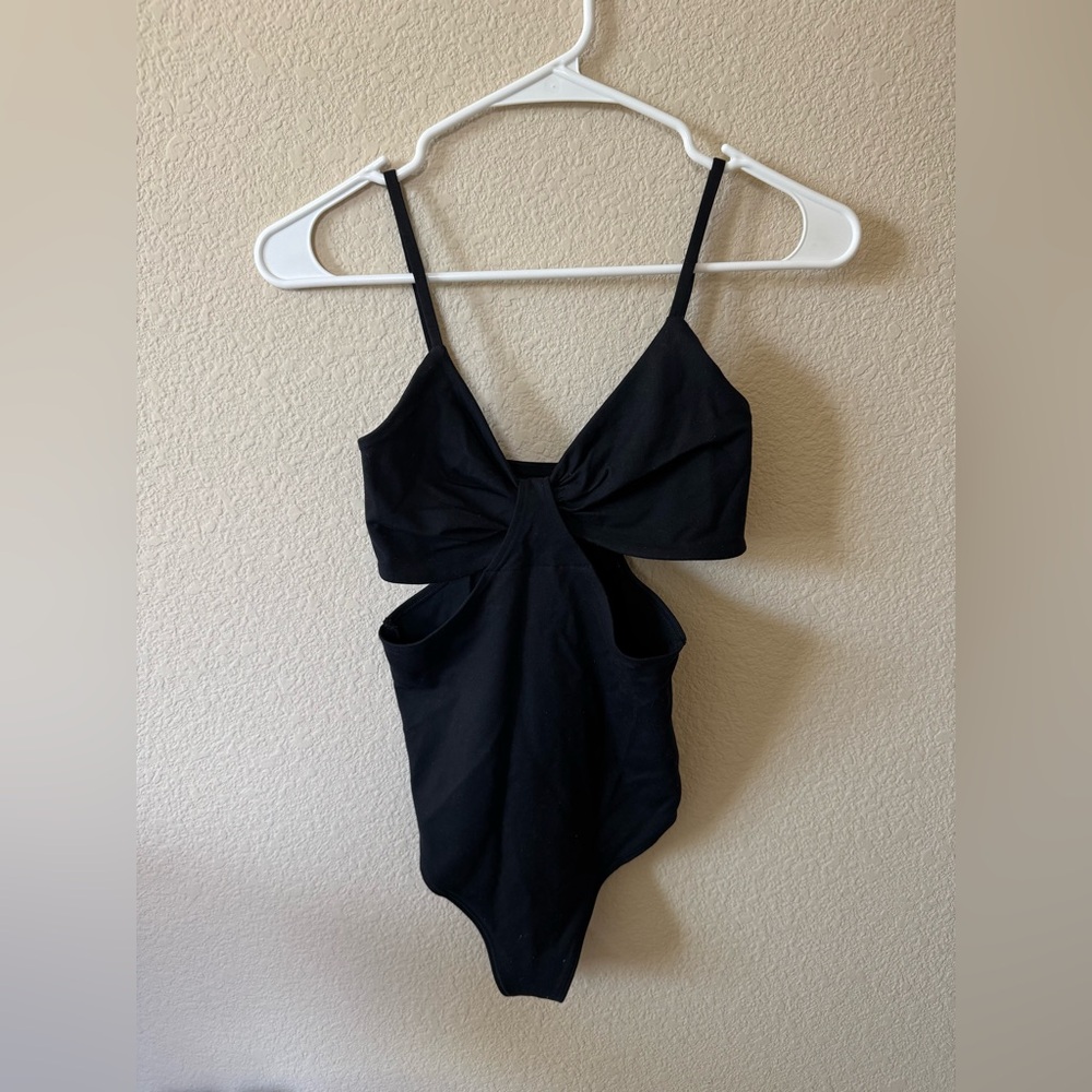 Abercrombie Black Cutout Bodysuit